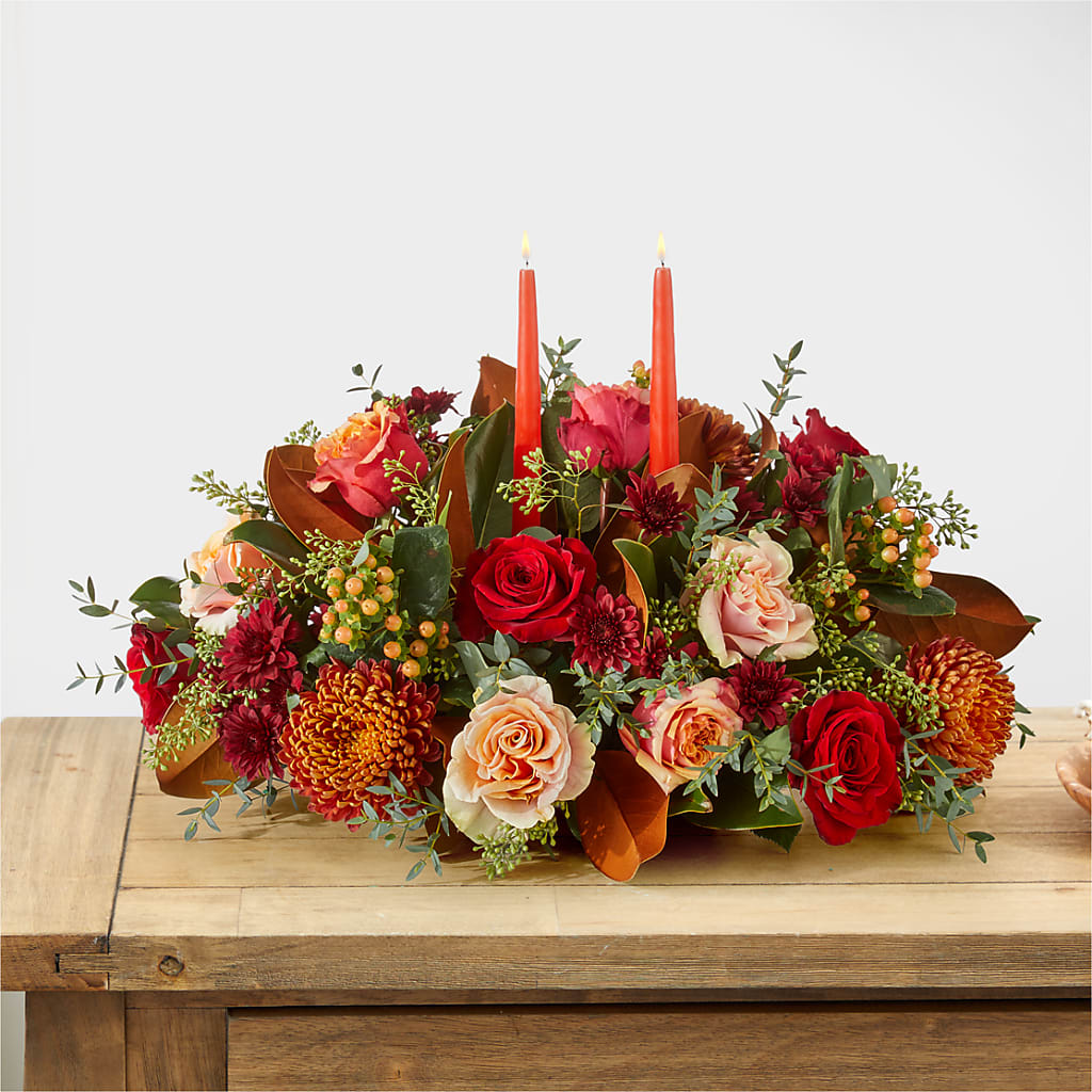 Gather Near Centerpiece –  The Flower Shop, Sacramento CA