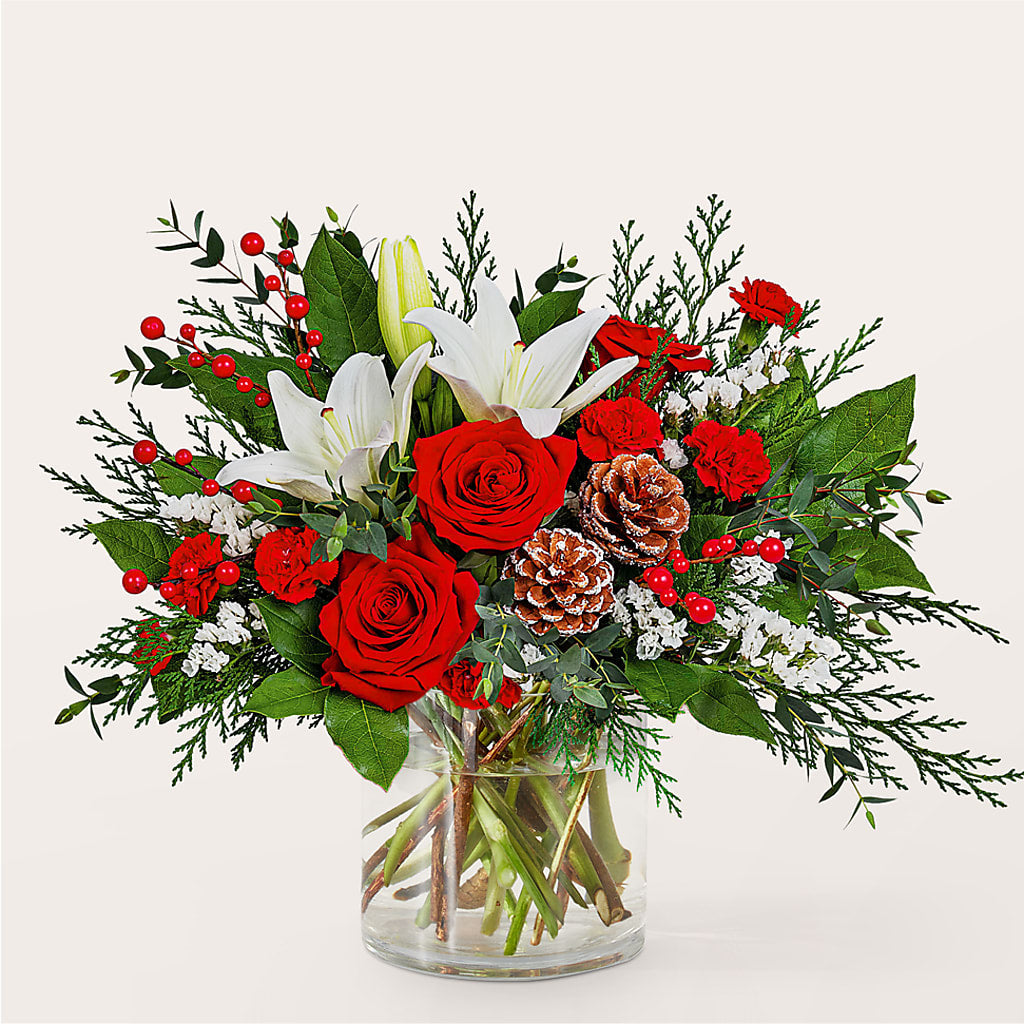 Best in Snow Bouquet –  The Flower Shop, Sacramento CA