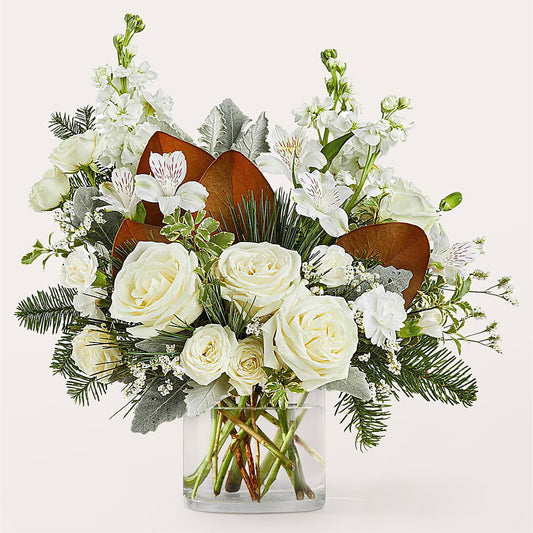 Fresh Snowfall Bouquet –  The Flower Shop, Sacramento CA