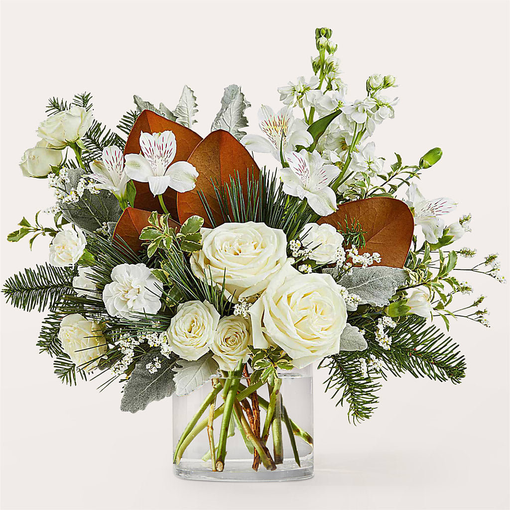 Fresh Snowfall Bouquet –  The Flower Shop, Sacramento CA