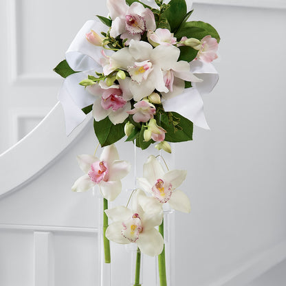 Perfect Entrance Pew Arrangement –  The Flower Shop, Sacramento CA